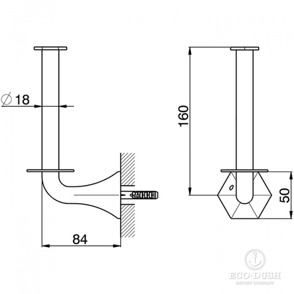 CISAL Cherie Держатель для запасного рулона, цвет: золото