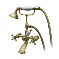 Sbordoni Londra Смеситель для ванны напольный с ручным душем и гибким шлангом , цвет: матовая бронза