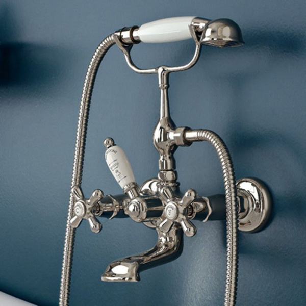 Sbordoni Etruria Смеситель для ванны на 2 отверстия, цвет: никель