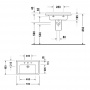 Duravit Starck 3  Раковина 70x49 см, 1 отв., цвет: белый