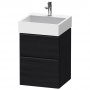Duravit D-Neo Тумбочка подвесная 62.5x48.4x44.2 см, раковина, 1 ящик, цвет: Black Oak