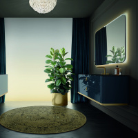 Milldue Edition Tailor Комплект подвесной мебели, 141х47хh48.1см, цвет: глянцевый Zaffiro