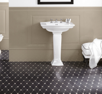 Devon&Devon Westminster Раковина 53.5х38.5 см, 1 отв., на пьедестале, цвет: белый