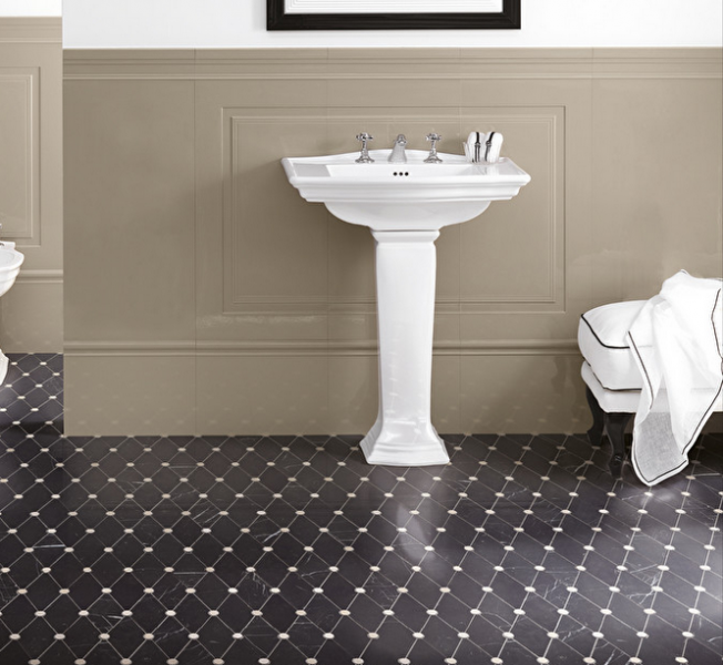 Devon&Devon Westminster Раковина 53.5х38.5 см, 1 отв., на пьедестале, цвет: белый