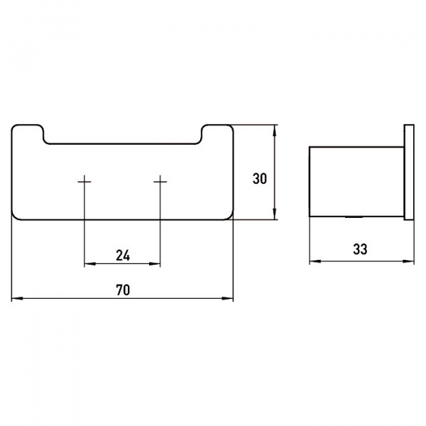 Emco Loft Двойной крючок, подвесной, цвет: emco-steel