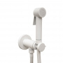 Bossini Paloma Гигиенический душ, с прогрессивный смеситель, лейка с клапаном подачи воды, шланг 125cм, цвет: белый матовый