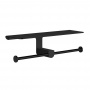 Gessi Rilievo Двойной держатель туалетной бумаги, цвет: Black XL