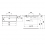 Laufen VAL Раковина 95х42х11.5 см, без отв., цвет: белый