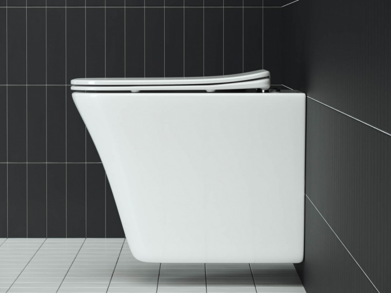 Подвесной унитаз Mono Rimless Ceramica Nova белый CN1902