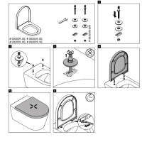 Duravit DuraStyle Сиденье для унитаза, петли нерж сталь, с микролифтом, цвет: белый