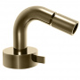 Fantini AF/21 Смеситель для биде, 1 отв., излив: 130 мм, цвет: Matt British Gold PVD