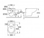 Подвесной унитаз Grohe Bau Ceramic 39491000