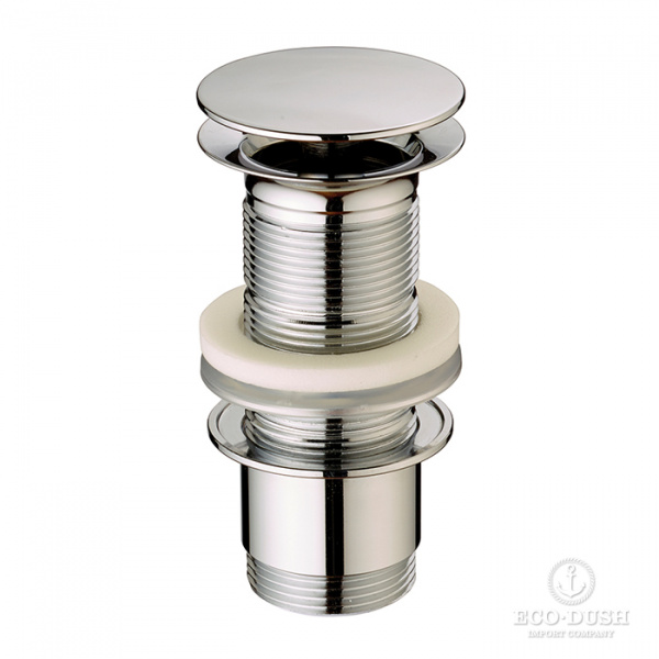 Cisal Донный клапан 1&quot1/4 для раковин без перелива, цвет хром