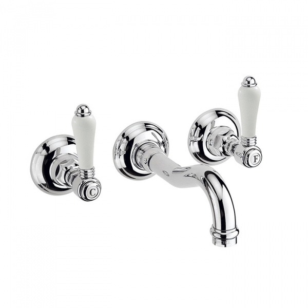 Nicolazzi Petit Mont Blanc Смеситель для раковины, настенный, цвет: хром