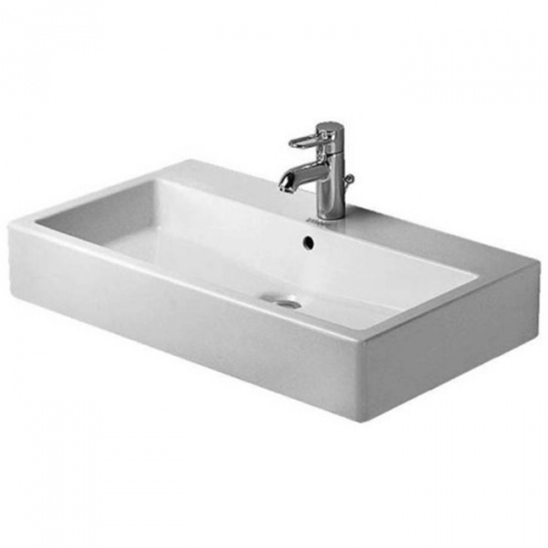 Duravit Vero Раковина 80х47 см, 3 отв., без перелива, цвет: белый