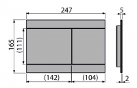 Кнопка управления FUN Черная, арт. FUN-BLACK