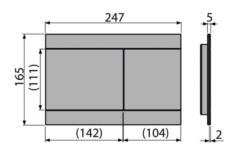 Кнопка управления FUN Черная, арт. FUN-BLACK