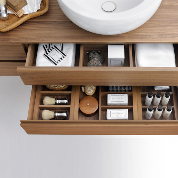 Laufen Alessi One Тумба с раковиной, 120х50х33см, с 4 выдвиж. ящиками, DX, цвет: орех