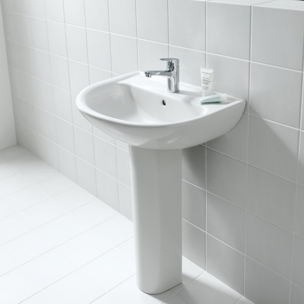 Laufen Pro Раковина 60х48х16,5 см, подвесная, с 1 отв., по центу, c переливом, цвет: белый