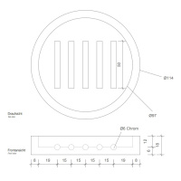 Decor Walther Stone STS Мыльница настольная, цвет: белый / сталь матовая