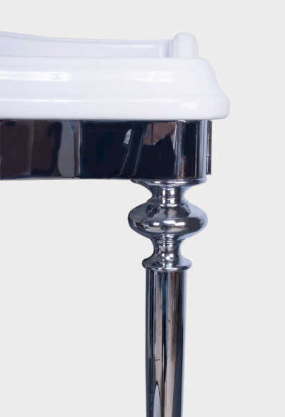 TW Bristol 874.1 Консоль напольная 105х56см, с раковиной на 1 отв., цвет: белый/хром