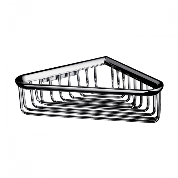 EMCO System2 Полочка-решетка угловая, съемная, 176x176x60мм, подвесной, цвет: хром