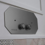 Sbordoni Romana Панель двойного смыва, для механизма Geberit UNICA, KOMBIFIX, UP300,UP320, цвет: черный никель