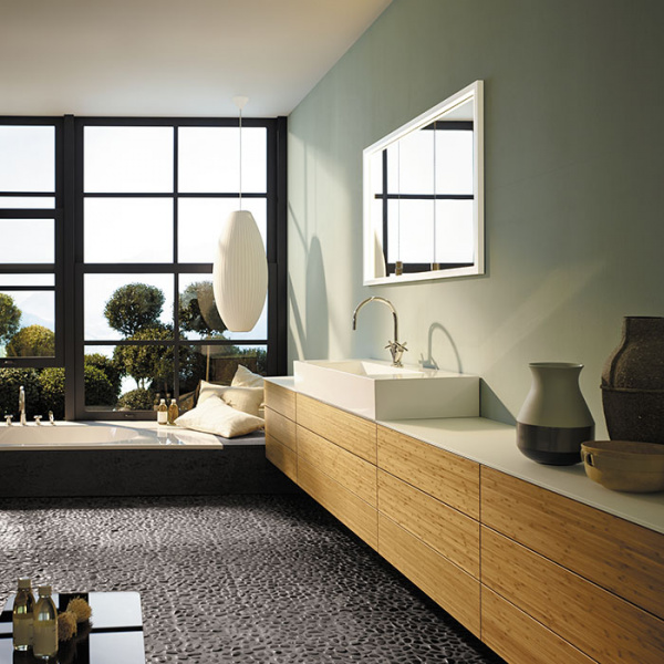 Burgbad Crono Раковина 121x50 см, 1 отв., цвет: белый