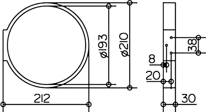 Полотенцедержатель Keuco Edition 300 круглый