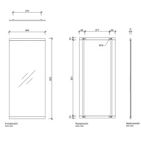 Decor Walther SP 90/904 Зеркало 40x90см, цвет: хром