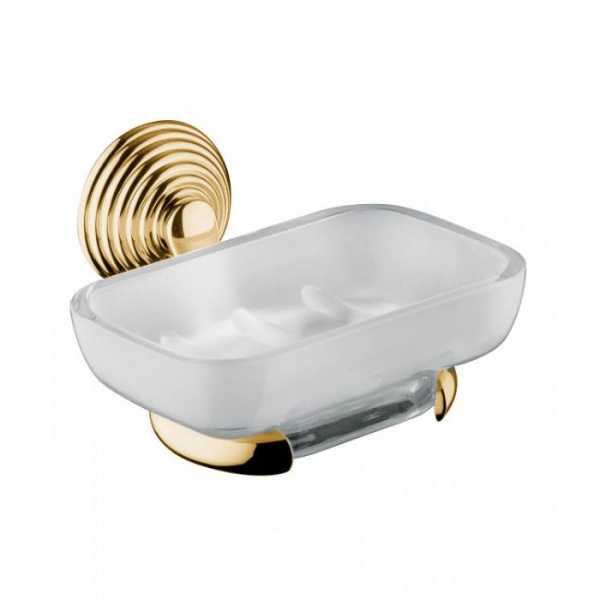 Мыльница подвесная Bongio Impero, цвет: золото 24к.