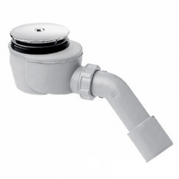 AZZURRA Сифон для поддона d90 мм, цвет: хром
