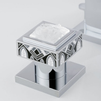 THG Masque de Femme Lunaire Смеситель для раковины, 3 отв., цвет: хром