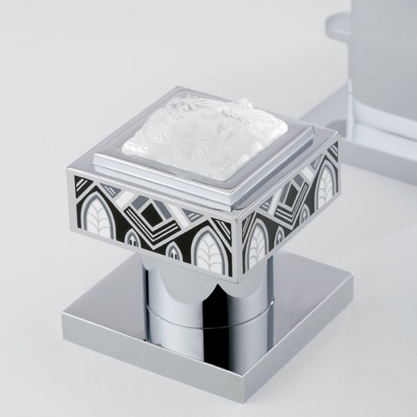 THG Masque de Femme Lunaire Смеситель для раковины, 3 отв., цвет: хром