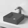 Artceram SCALINO Раковина 38х38 см, без отв., накладная, без слив-перелива, цвет: grigio oliva